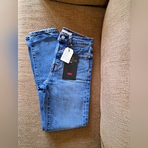 LEVI'S WEDGE JEANS high rise BRAND NEW Size 24